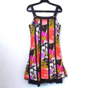 NWT Figure Libre Dress - Crinkle Colorful Eclectic, Size L